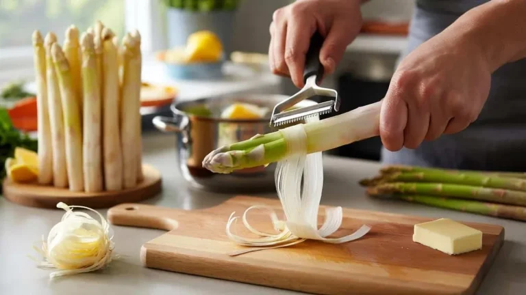 Asparagi sempre dolci e teneri: l’errore del verso di pelatura che li rende amari
