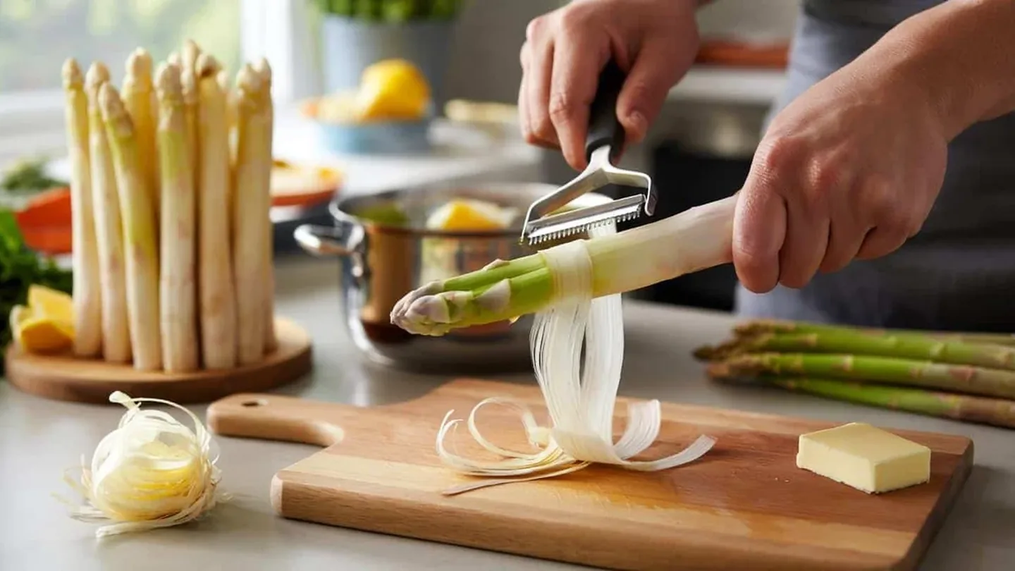 Asparagi sempre dolci e teneri: l’errore del verso di pelatura che li rende amari