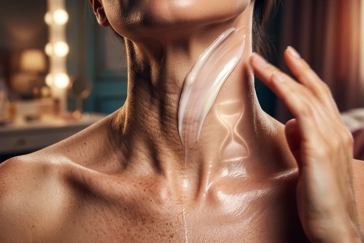 Collo e décolleté più distesi: il metodo semplice con la crema lifting da farmacia