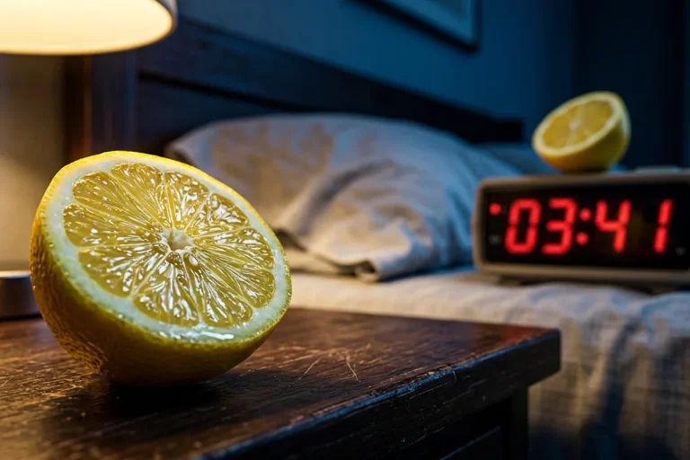Dormire con un limone tagliato sul comodino: i benefici incredibili che scoprirai al risveglio