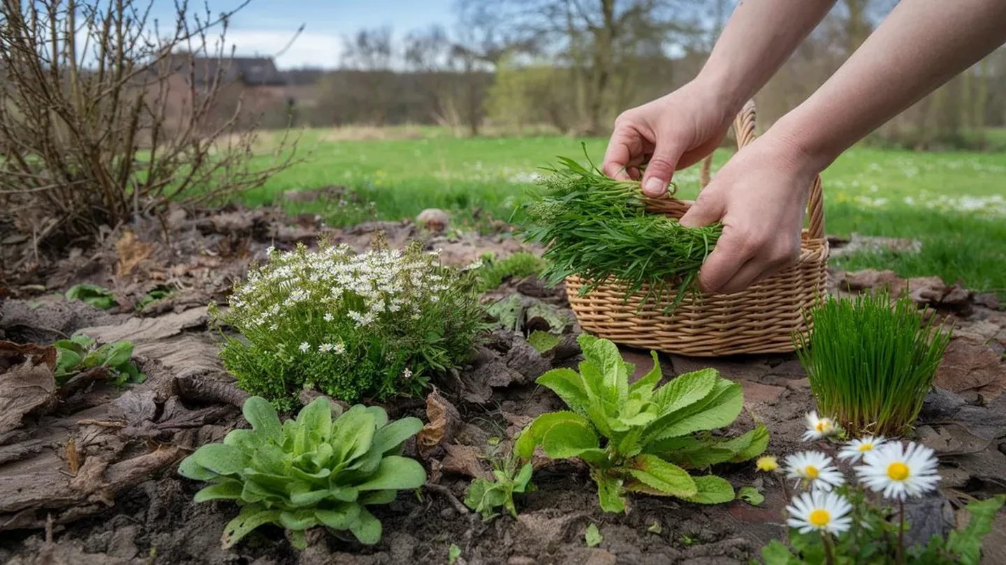 Erbe spontanee di marzo: come raccoglierle in sicurezza e usarle in cucina con un metodo semplice