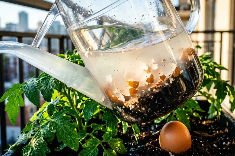 Gusci d'uovo nell'acqua delle piante: il fertilizzante naturale che batte quelli costosi