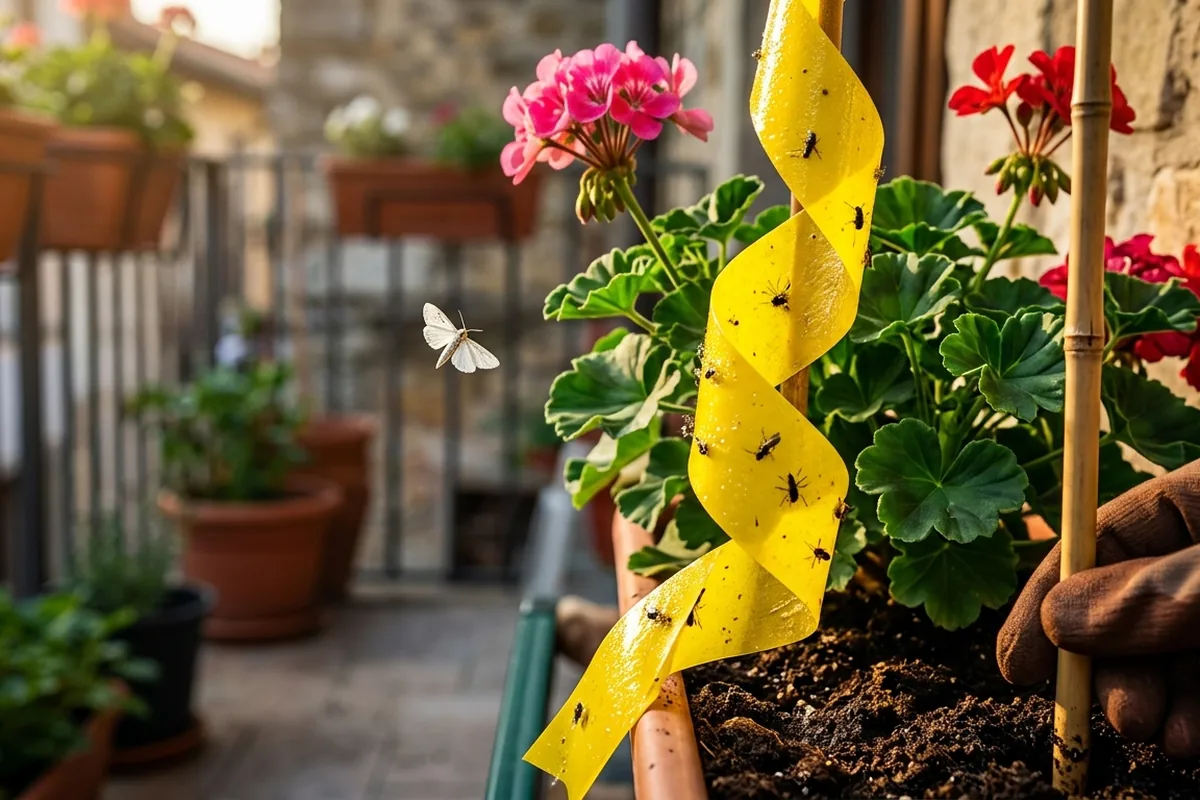 Il trucco del nastro adesivo giallo sulle piante del balcone: fallo entro fine aprile per salvare i fiori.