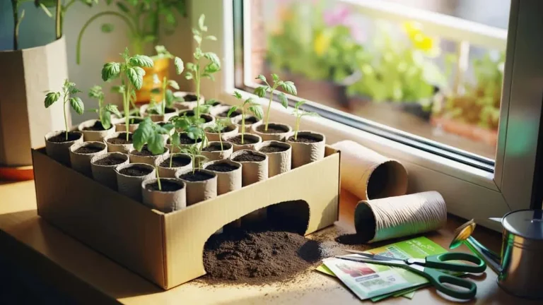 Meno plastica nell’orto con le rotoli di carta igienica: il metodo semplice per fare vasetti gratis