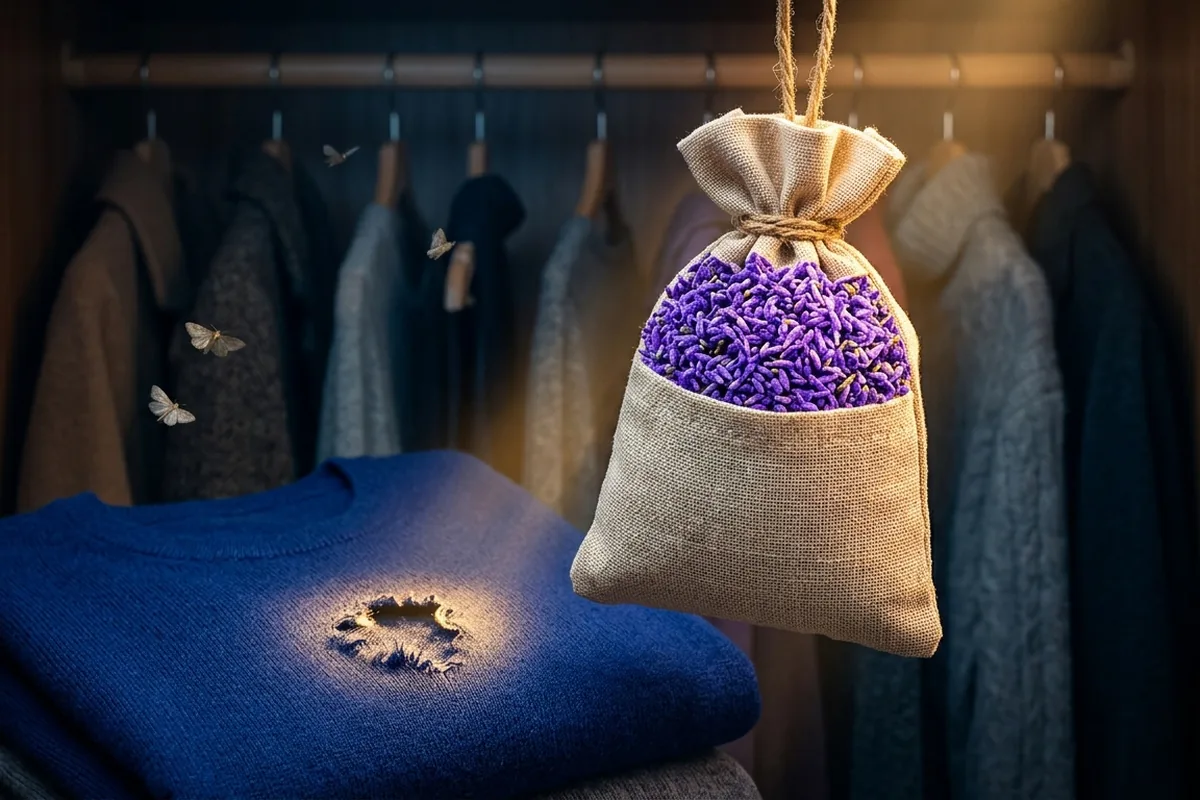 Metti un rametto di lavanda nell'armadio ad aprile per eliminare le tarme e profumare tutto