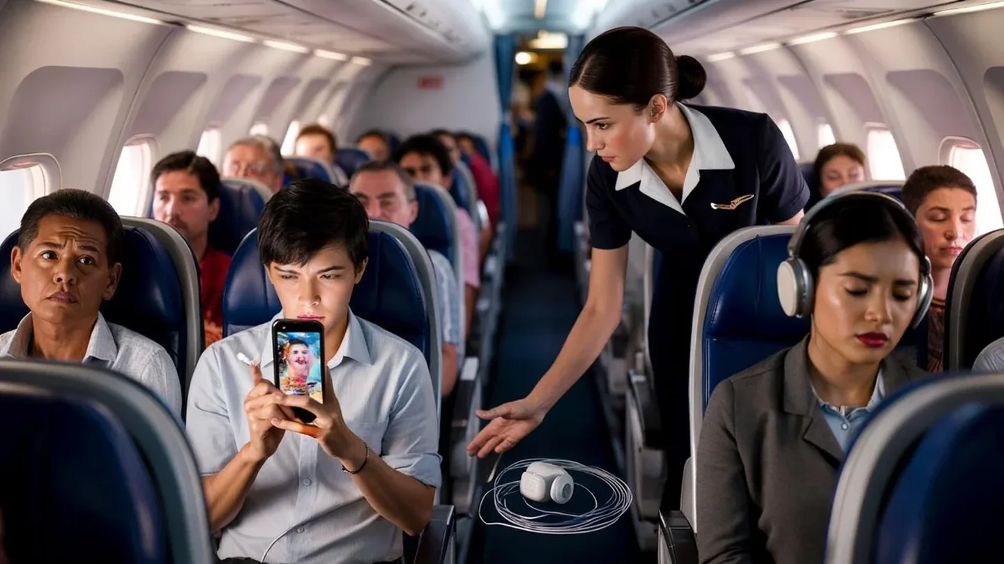 Niente più video a tutto volume in aereo: come le nuove regole possono farti sbarcare prima del decollo