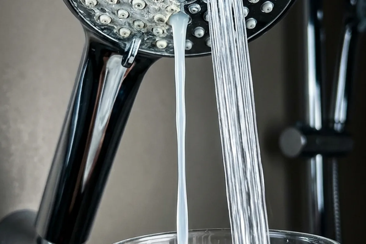 Non comprare più anticalcare: versa l'aceto bianco nel soffione della doccia e guarda cosa succede dopo soli 10 minuti