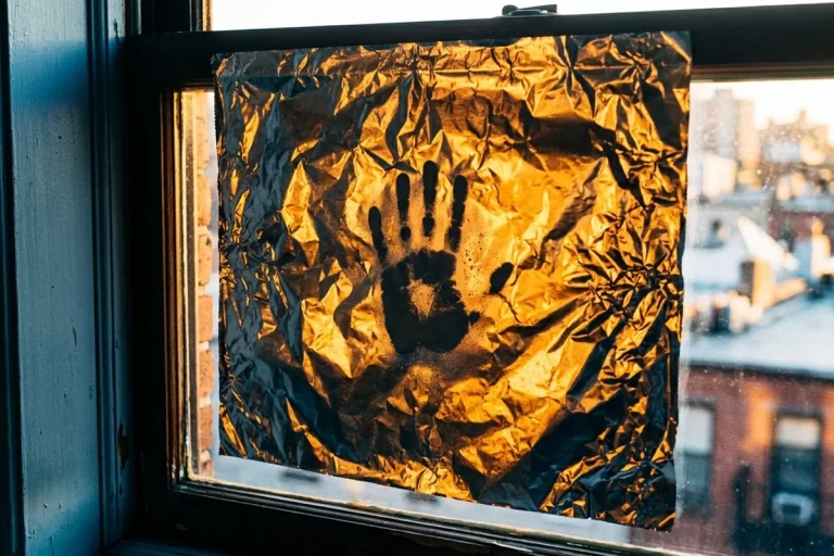 Perché tutti stanno mettendo un foglio di alluminio sulle finestre ad aprile?