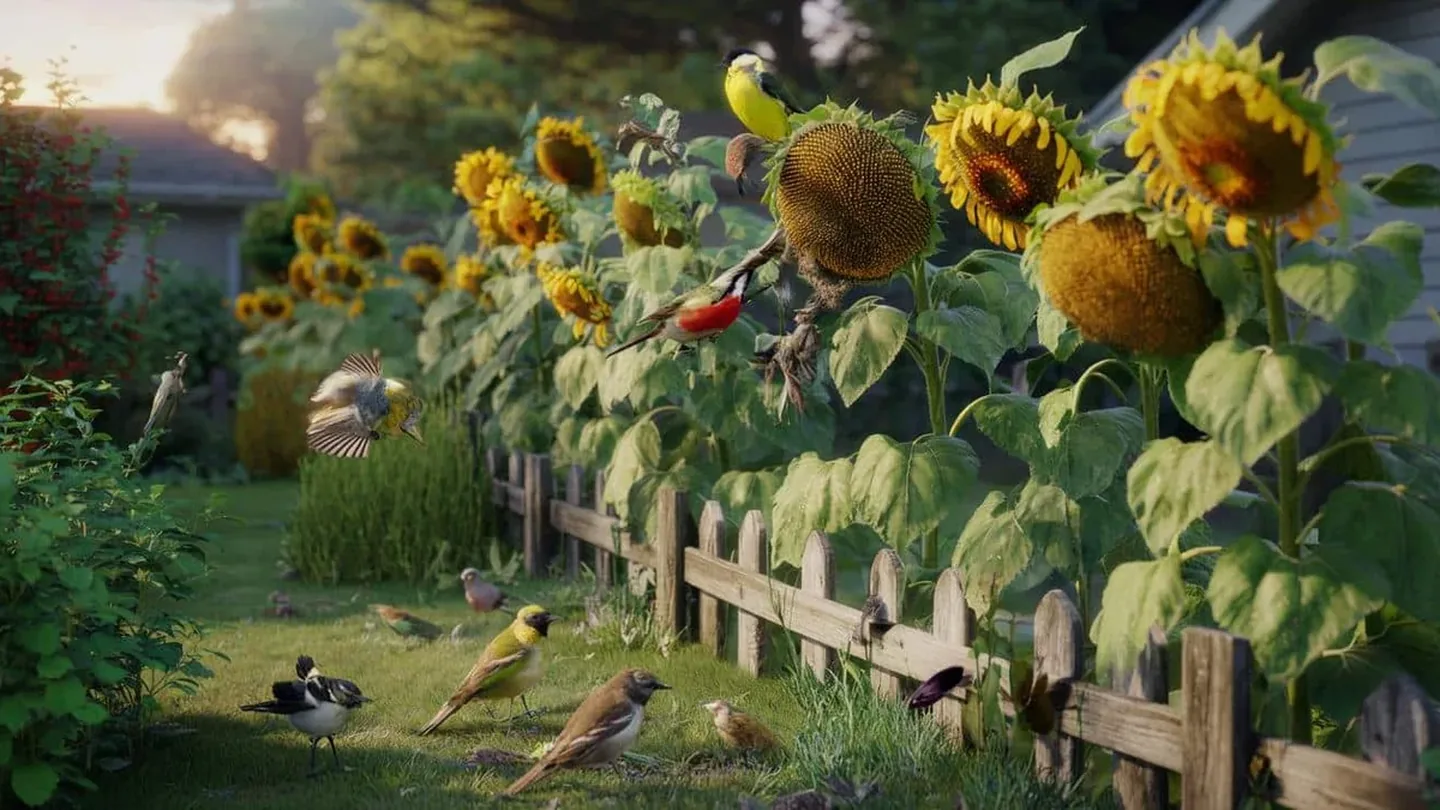 Più uccelli in giardino senza mangiatoie: il trucco semplice con una sola pianta
