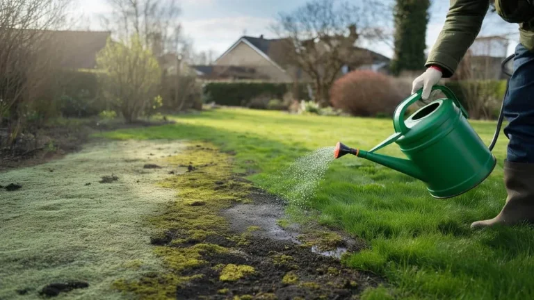 Prato rovinato dall’inverno? Il semplice metodo con il solfato di ferro che lo fa rinascere a marzo