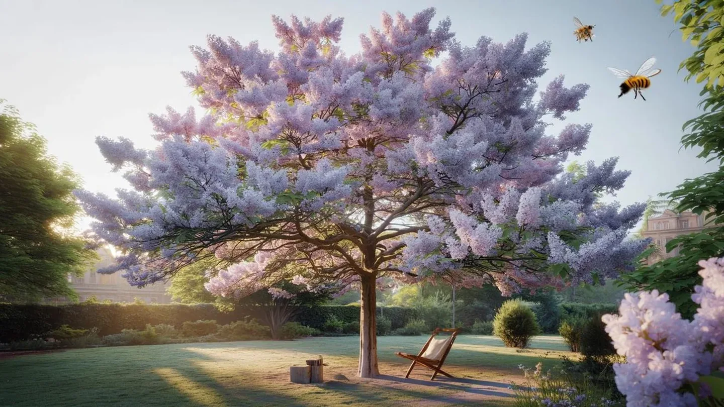 Questo albero cresce come il bambù e trasforma il giardino in una nuvola lilla: il metodo semplice per riuscirci