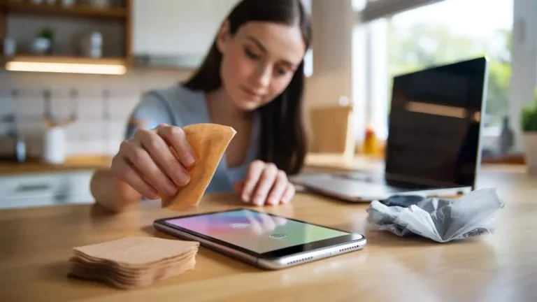 Schermo sempre pulito senza salviette costose: il trucco economico con il filtro da caffè